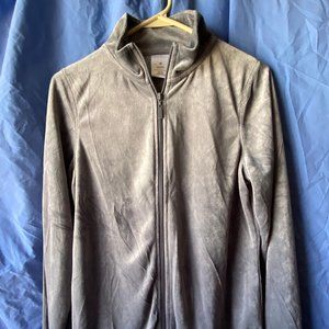 two piece lightweight velour jogging set